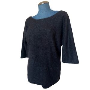 Vintage Angora Cap Sleeve Top